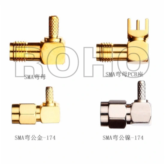 Long PTFE Flange 4 Hole RF Coaxial SMA Connector