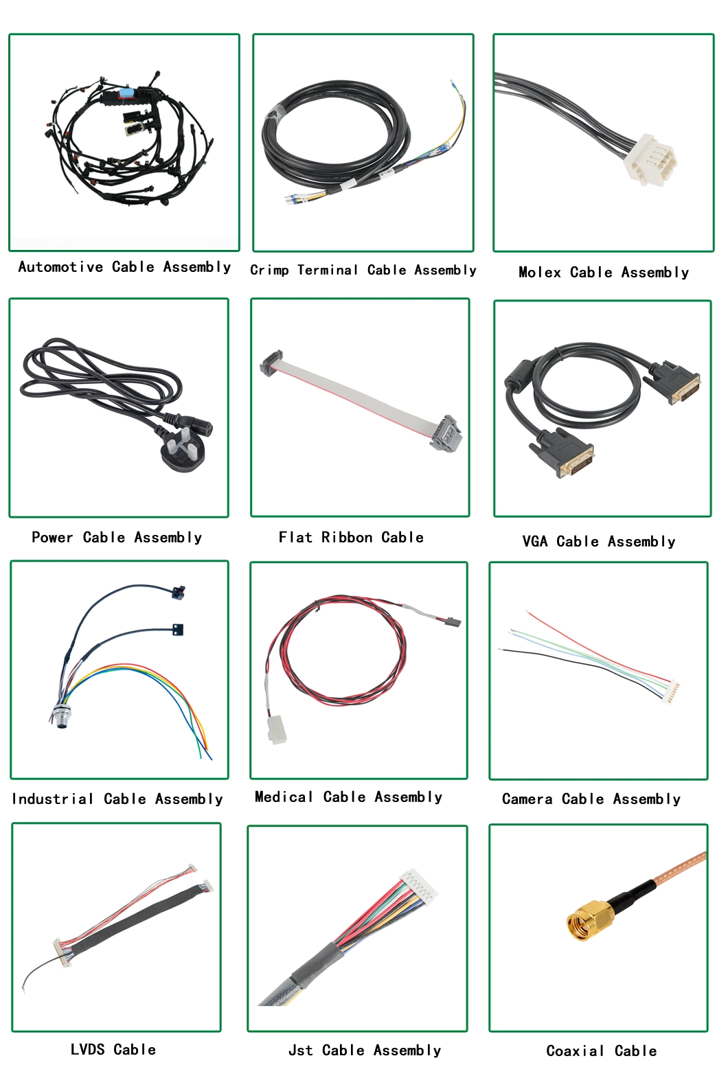 Factory Custom Camera Production Assembly and Cable Wire Harness