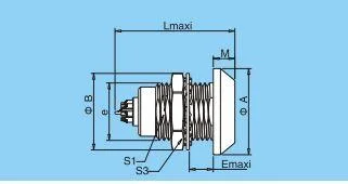 Qm B Series Mhg Plug Socket Push Pull Solar Redel Compatible SMA Circular RJ45 M12 Connector Banana Plug Socket Terminal Connector