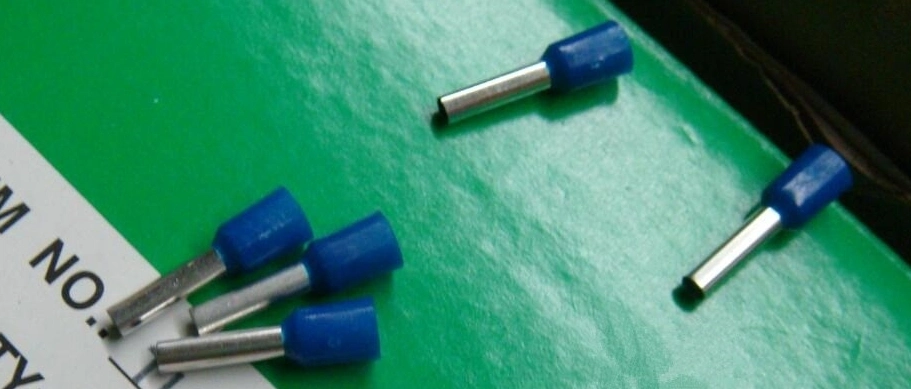 ISO9001 Electrical Insulated Copper Bootlace Ferrule Terminals