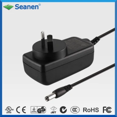 Adaptateur CA/CC série 24 W approuvé SAA Rcm